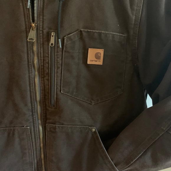 Carhartt Other - Fleece Lined Brown Carhartt Coat
